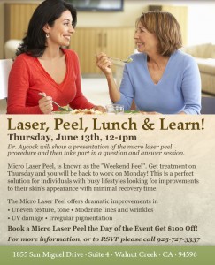 Laser Peel Lunch & Learn Walnut Creek